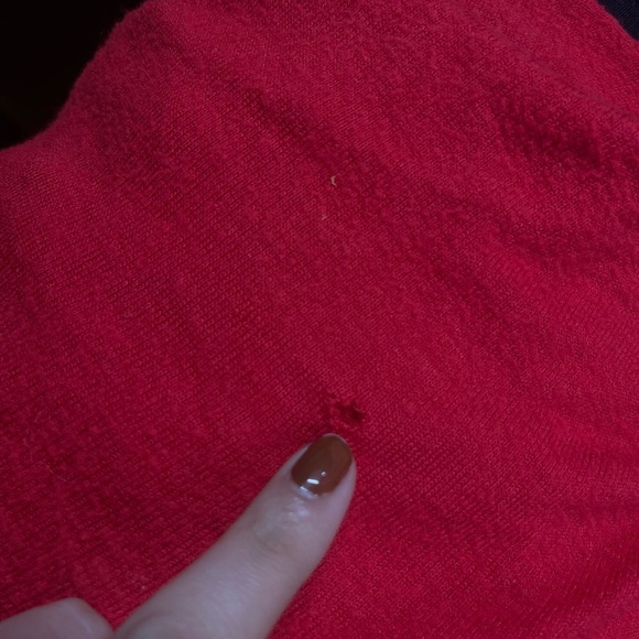 NOM Red Lou Maternity Sweater size small - Picture 4 of 4